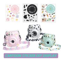 สำหรับฟิล์มฟูจิ Instax Mini12กระเป๋าภาพเคสใส่ของใสพร้อมเคสกระเป๋ากล้องภาพสติกเกอร์ DIY Tali Bahu