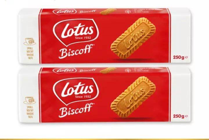 LOTUS BISCOFF CARAMELIZED COOKIES 2packsx250grams,crunchy Cookies ...