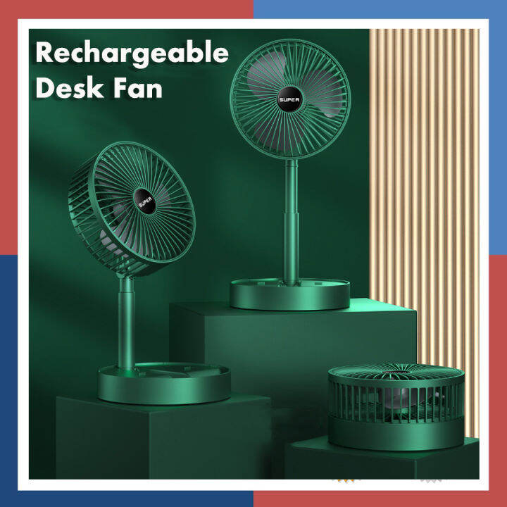 【lamall】Fan folding electric fan table fan small stand electric fan usb ...