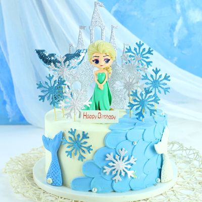 【CW】❂  Frozen Theme Decorations Baby Shower Birthday Anniversaire Supplies Gifts