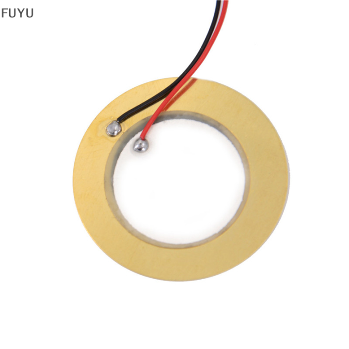 fuyu-10-pcs-35mm-piezo-elements-buzzer-sounder-sensor-ทริกเกอร์แผ่นกลอง-ลวดทองแดง