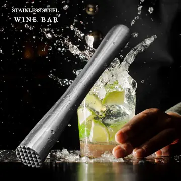 100pcs Plastic Drink Muddler Beverage Stirrer Swizzle Sticks Blender Mixing  Stick Stirring Rod (Black) 