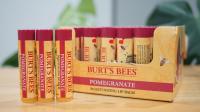 มาใหม่ !! Exp.1/2025 Burt’s bees Moisturizing Lip Balms Pomegranate (No Box)