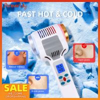 Hot Cold Hammer Cryotherapy Facial Massage Instrument Warm Ice Heating Facial Skin Lifting Tighten Anti-Aging Photon Face Spa