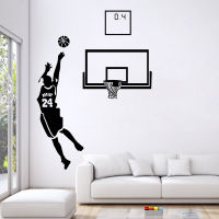 3d playing basketball wall stickers home decor removable superhero wall decals kids room