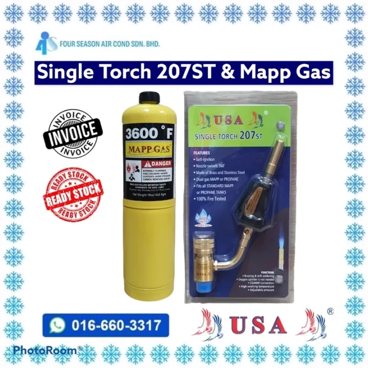 100 Original USA Single Torch 207ST With Lighter MAPP GAS Map Gas   77d6af337a21fc8b7f2ddafc8320e30c  720x720q80  .webp