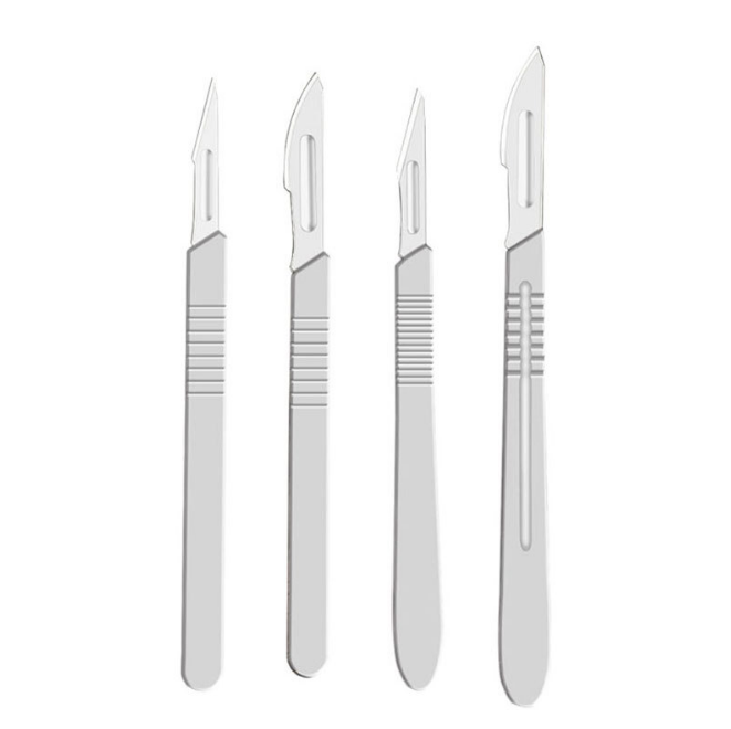 10 Pieces Of 23-gauge Castrated Blade Hot Scalpel Blade Stainless Steel 