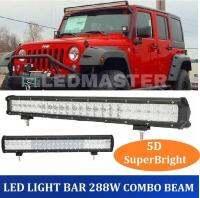 LED LIGHT BAR COMBO BEAM ไฟรถยนต์ ไฟหน้า 288W ขนาด 50 นิ้ว รุ่น 5D SuperBright เเสงขาว จำนวน 1 ชิ้น