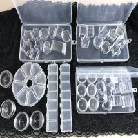 {Hot} Heart Round Star RectanglePlastic Organizer Set For Jewelry Earrings Beads Screw Organizer