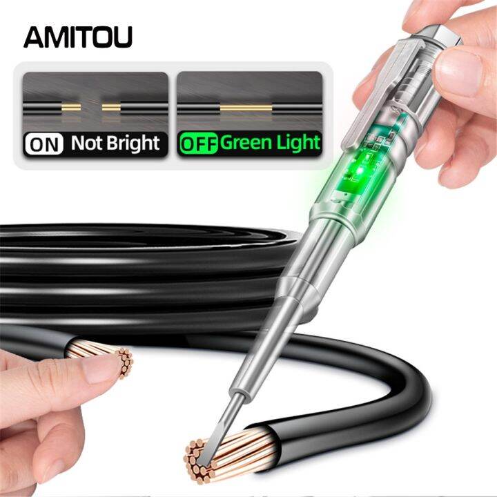 amitou-b13-electric-screwdriver-voltage-tester-led-high-brightness-induction-measuring-pen-24-250v-zero-live-wire-detector-tools