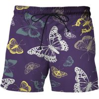 Summer Butterfly Y2k Short Pants Women Men 3D Printed Swimsuit 2023 Swim Trunks Beach Shorts Skateboard Sport Gym Ice Shorts