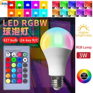Ampoules LED RGB Couleur Changement Dimmable 10W LED Bulbs E27