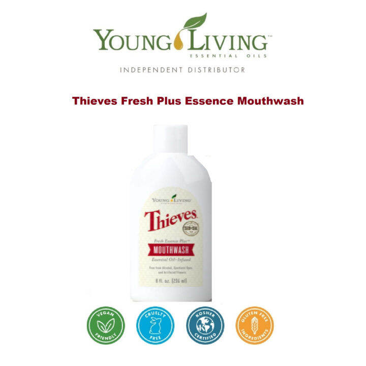 🌱Ind. Distributor🌱 Young Living Thieves Fresh Plus Essence Mouthwash Lazada Singapore