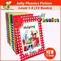 (In Stock) พร้อมส่ง หนังสือเด็ก ฝึกหัดอ่านโฟนิกส์ Jolly phonics general fiction แบ่งเป็น 4 ระดับ จำนวน 72 books *กระดาษมันอย่างดี*
