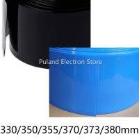 Width 330 350 355 370 373 380mm PVC Heat Shrink Tube Lipo Battery Insulated Film Wrap Protect Case Wire Cable Sleeve Black Blue