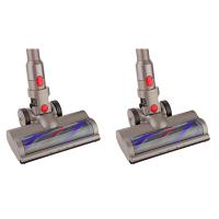 2X Quick Release Motorized Turbine Floor Brush Head for Dyson V15 V11 V10 V8 V7 Vacuum Cleaner Parts