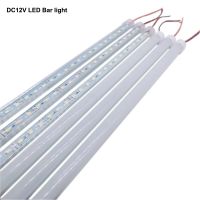 1-5ชิ้น/ล็อต50ซม. DC12V แถบไฟ LED 5630 5730พร้อมฝาครอบ PC ไฟแผงไฟ LED แข็ง5730ไฟตู้ครัวไฟติดผนัง