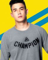 Rudedog แขนยาวชาย รุ่น Champion เทา (ราคาต่อตัว)