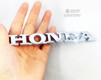 ขนาด 15 * 1.8 cm โลโก้ตัวอักษร ฮอนด้า งานพลาสติก Honda Logo Auto Car Side Fender Rear Trunk Emblem Badge Sticker Replacement For Honda