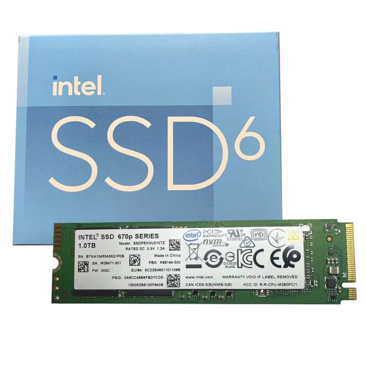 Intel 670p 1tb Pcie 30 Nvme M2 2280 Ssd Read 3500mbs Ssdpeknu010tzx1 Lazada 2669