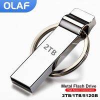 ไดร์ฟปากกาโลหะแฟลชไดร์ฟ USB Olaf 2 Tb/ 1 Tb/ 512G กันน้ำได้แผ่นแฟลชความเร็วสูงขนาดเล็กเมมโมรีสติก2TB U Disk ไดร์ฟปากกา