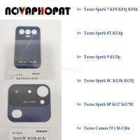 Novaphopat กล้องด้านหลังแท้1ชิ้นพร้อมอะไฮฟ์สำหรับ Tecno Spark 7 8T 9 8C 8P KF6 Kg6p Kg5p Kg5k KG7 Camon 19 CI6