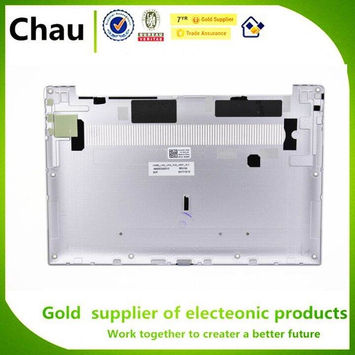 ใหม่สำหรับ-xps-13-9370ปกหลัง-lcd-014vgw-am20c000110-14vgw-สีเงินฝาปิดด้านล่าง