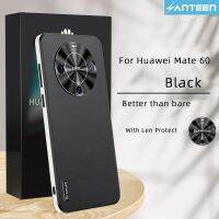 Anteen เคสสำหรับ Huawei Mate 60 Pro,เคสซิลิโคนกล่องกันกระแทกนามบัตรหนังป้องกันกล้อง