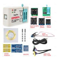 EZP 2023 support WIN7&amp;8 64bit NEW EZP2023 high-speed USB SPI Programmer 24 25 93 95EEPROM 25 flash bios chip EZP2023 12 adapter