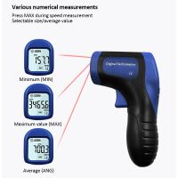 Tachometer Laser Digital LCD Tachometer Non-Contact Automatic Speed Measure 2.5-99999RPM Motor Wheel Lathe Speed Meter Gauge