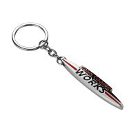 ▬▲ John Cooper Works Logo Metal Keyring Keychain Key Chain Ring For BMW Mini Cooper S JCW F56 F55 F60 R56 R55 R60 R61 Car Styling