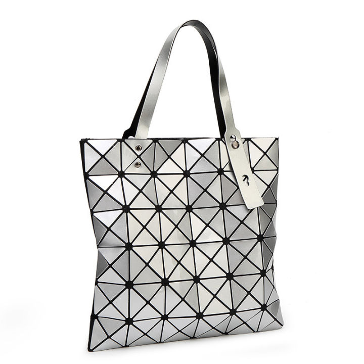 geometric-diamond-pattern-bag-women-s-bag-2023-summer-new-one-shoulder-portable-japanese-style-trendy-bag-stylish-bag-กระเป๋า