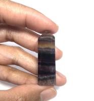 หินเรนโบว์ ฟลูออไรต์(Rainbow Fluorite Slice With Natural Edge)น้ำหนัก 93.20 ct ขนาด 15.1x12.7x36.1mm พลอยแท้ 100% เนื้อดี ราคาถูก มีของแถมทุกออเดอร์