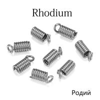 (อุปกรณ์เสริมลูกปัด) 100ชิ้น/ล็อตสปริงโลหะตะขอจีบปลายหนังหัวต่อตัวยึดปลายสายรัดสำหรับสร้อยคอ DIY สร้อยข้อมืออุปกรณ์ทำเครื่องประดับ DI