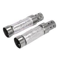 2PCS Motorcycle Quiet Baffle Exhaust Pipe Muffler for Shortshots Staggered and Sideshots Exhaust for Sportster Dyna