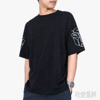 DOSH OVERSIZED SHORT SLEEVE T-SHIRTS TRANSFORMERS 2023เสื้อยืดโอเวอร์ไซส์ DTMT5059-BL