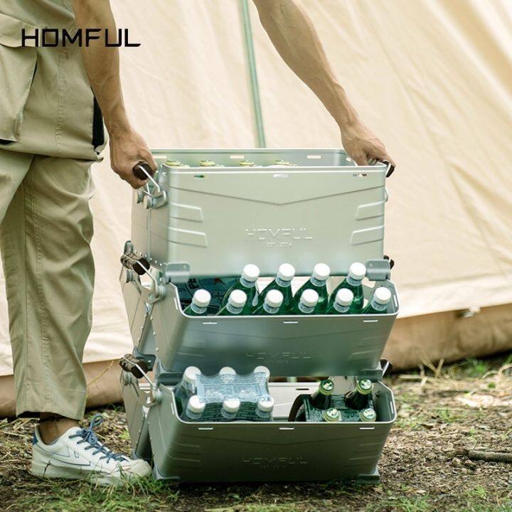 homful-shelf-container-25l-ลังพับได้