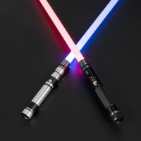 92cm blade Lightsaber Laser RGB Metal Light Saber Sword Toys Espada Kpop Lightstick 2 In 1 With Sound Children 39;s Cool Toys