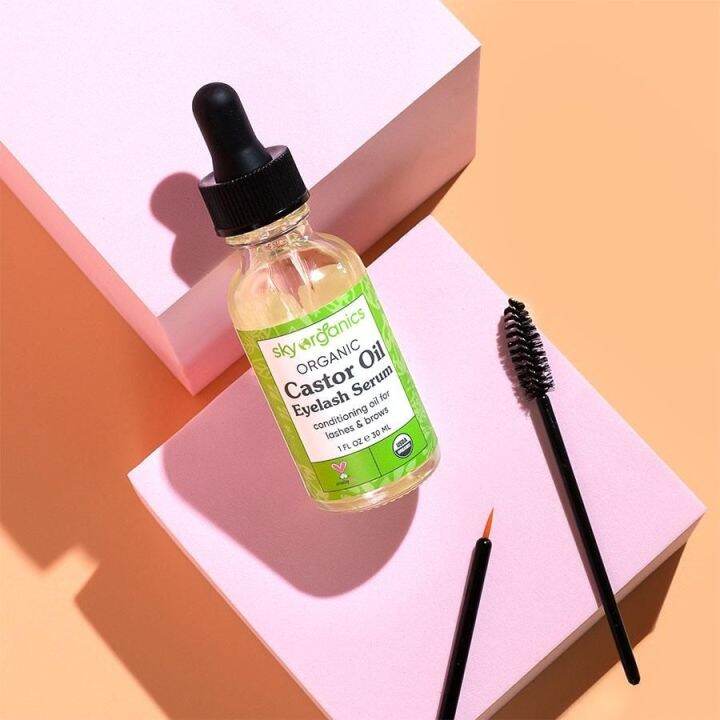 [pre Order] Organic Castor Oil Eyelash Serum 1 Fl Oz 30 Ml By Sky