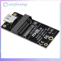 M.2 Type-C กล่อง HDD Interposer Board NVME กล่องฮาร์ดดิสก์อะแดปเตอร์การ์ด JMS583ชิป10Gbps รองรับ2230 2242 2260ขนาด2280 SSD