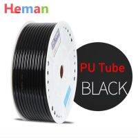 5M/10M/15M Pneumatic Tubing Black PU Air hose Pipe Tube OD 6mm ID4mm for Air Line or Fluid Transfer Garden Misting Cooling Pipe