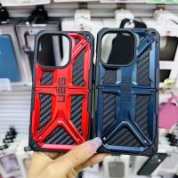 UAG หนัง Monarch Series สำหรับ iPhone 13 Pro Max 12/12 Pro 12 Pro Max 12 Mini 11 11 Pro 11 Pro Max XS Max X/xs XR 7/8 Plus 7/8 /Se 2020 6/6S Plus 6/6S พร้อมฝาครอบป้องกันกันกระแทกแบบบางน้ำหนักเบาที่ทนทาน