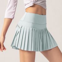 Spring and summer new boo heavy fitness running tennis pleated skirt walk speed dry ventilative skirt golf