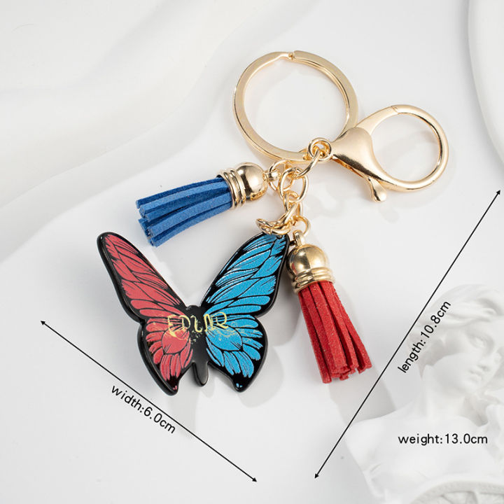 butterfly-pendant-keychain-pendant-flower-pendant-keychain-pendant-flower-keychain-dropping-oil-butterfly-keychain-key-chain
