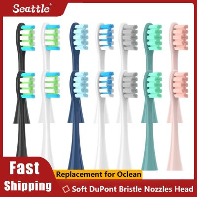 hot【DT】 12PCS Heads for X/ X PRO/ Z1/ F1/ One/ Air 2 /SE Electric Toothbrush DuPont Soft Bristle Nozzles