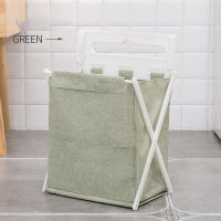 Wall Hanging Cotton Linen Laundry Basket Underwear Storage Barrel Snacks Toys Sundries Clothing Storage Bucket Organizer Holder