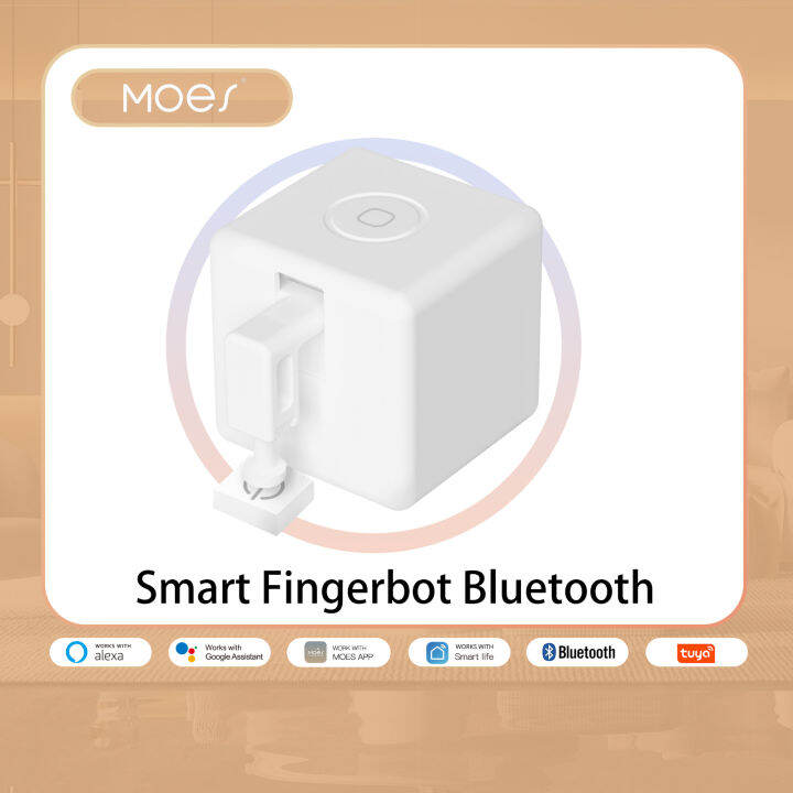 Moes Tuya Smart Fingerbot Plus Wireless Switch Bot App Control Pusher Moes Tuya Smart Fingerbot Plus Wireless Switch Bot App Control Pusher