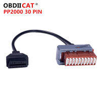 OBDIICAT สำหรับ Peugot Citren สายเคเบิล30pin 30พินถึง OBD 16พินขั้วต่อสายเคเบิล16pin