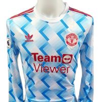 เสื้อฟุตบอลกีฬาผู้ใหญ่เเขนยาว ทีมสโมสรฟุตบอลแมนเชสเตอร์ยูไนเต็ด (Manchester United Football Club) (ชุดที่ 3) ฤดูกาล 2021/2022 ราคาถูก