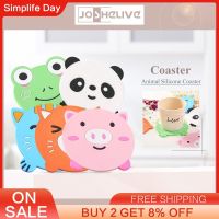 Animal Cartoon Shape Silicone Coaster Coffee Table Cup Mats Pad Placemat Kitchen Accessories Table Decoration Accessories